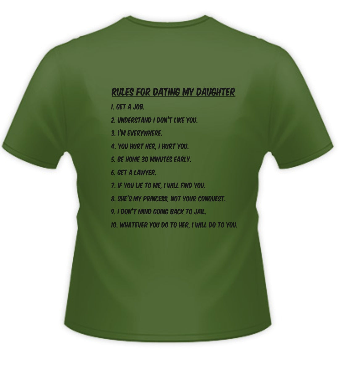 Rules For Dating My Daughter