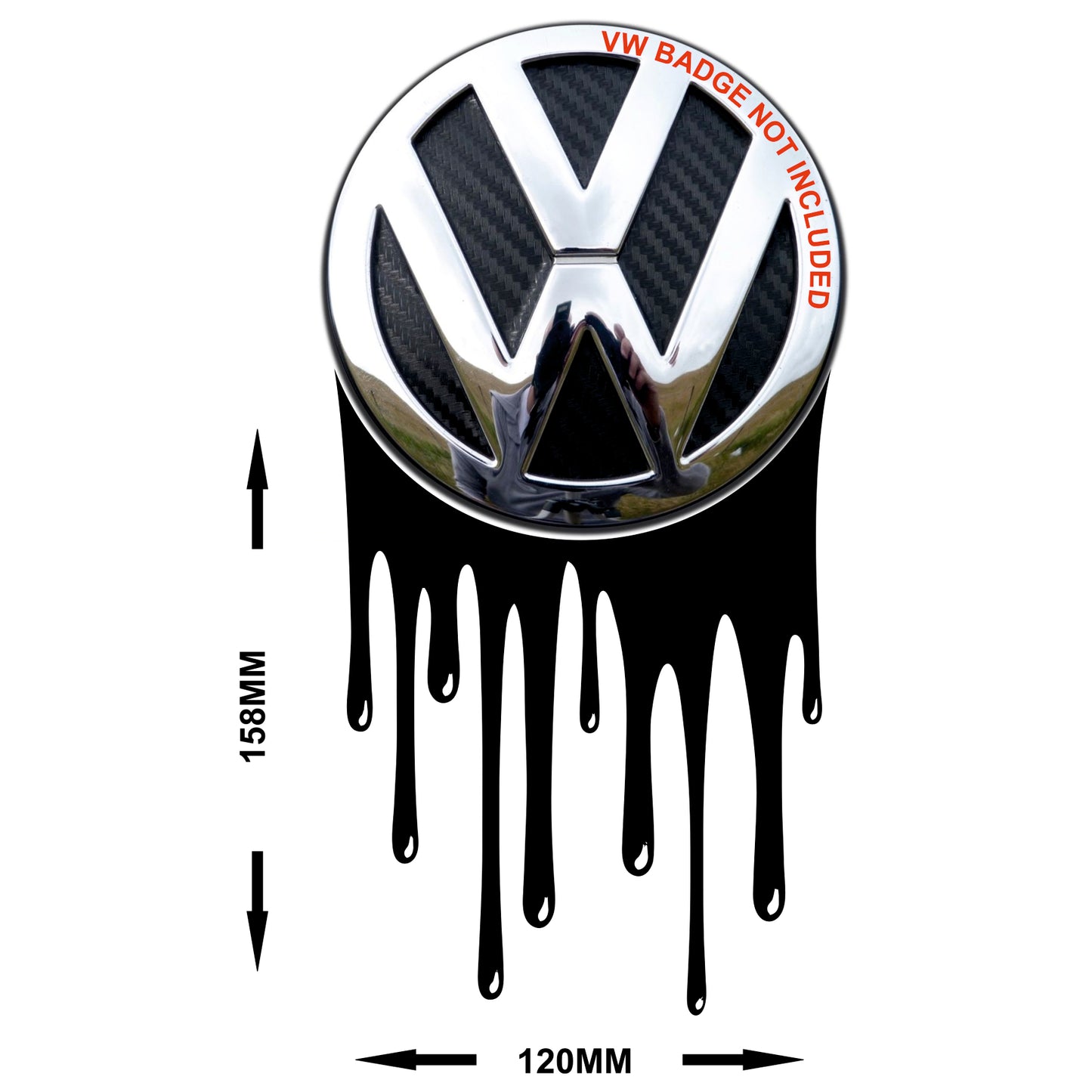 VW T5 Dripping Paint Sticker