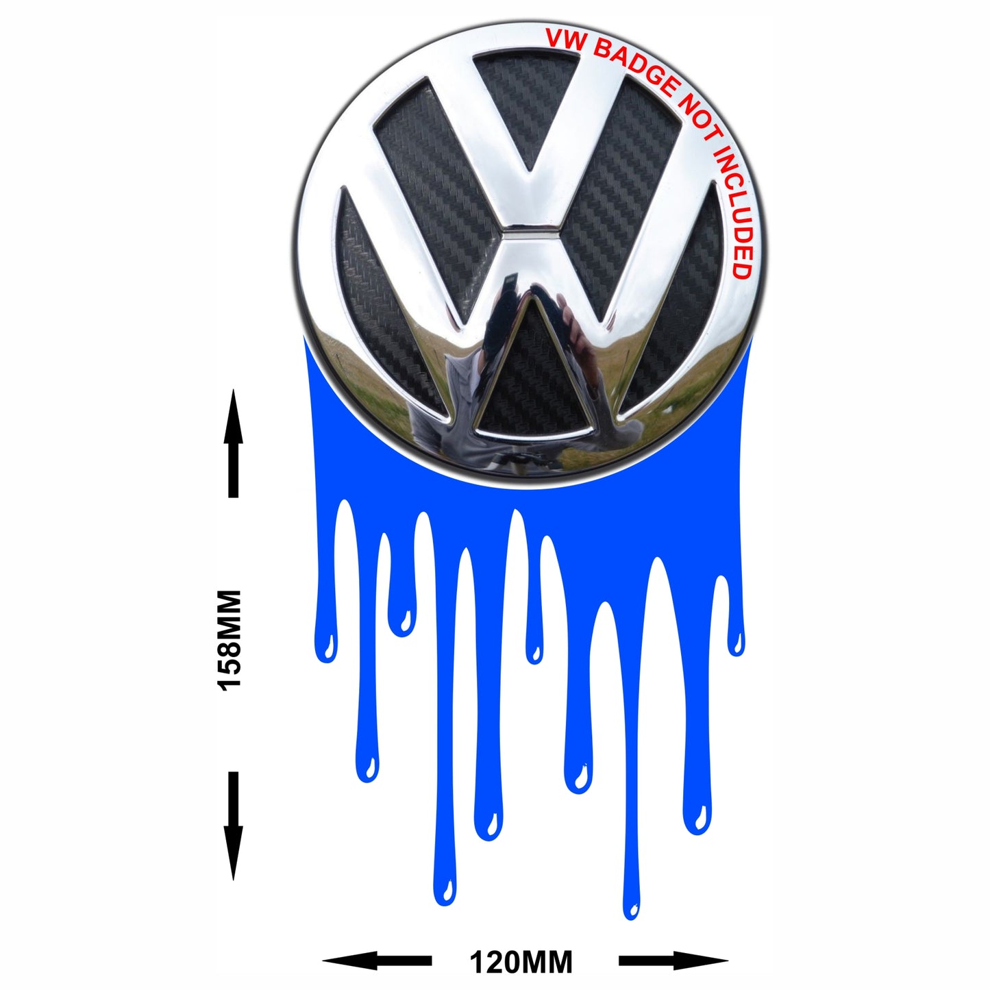 VW T5 Dripping Paint Sticker