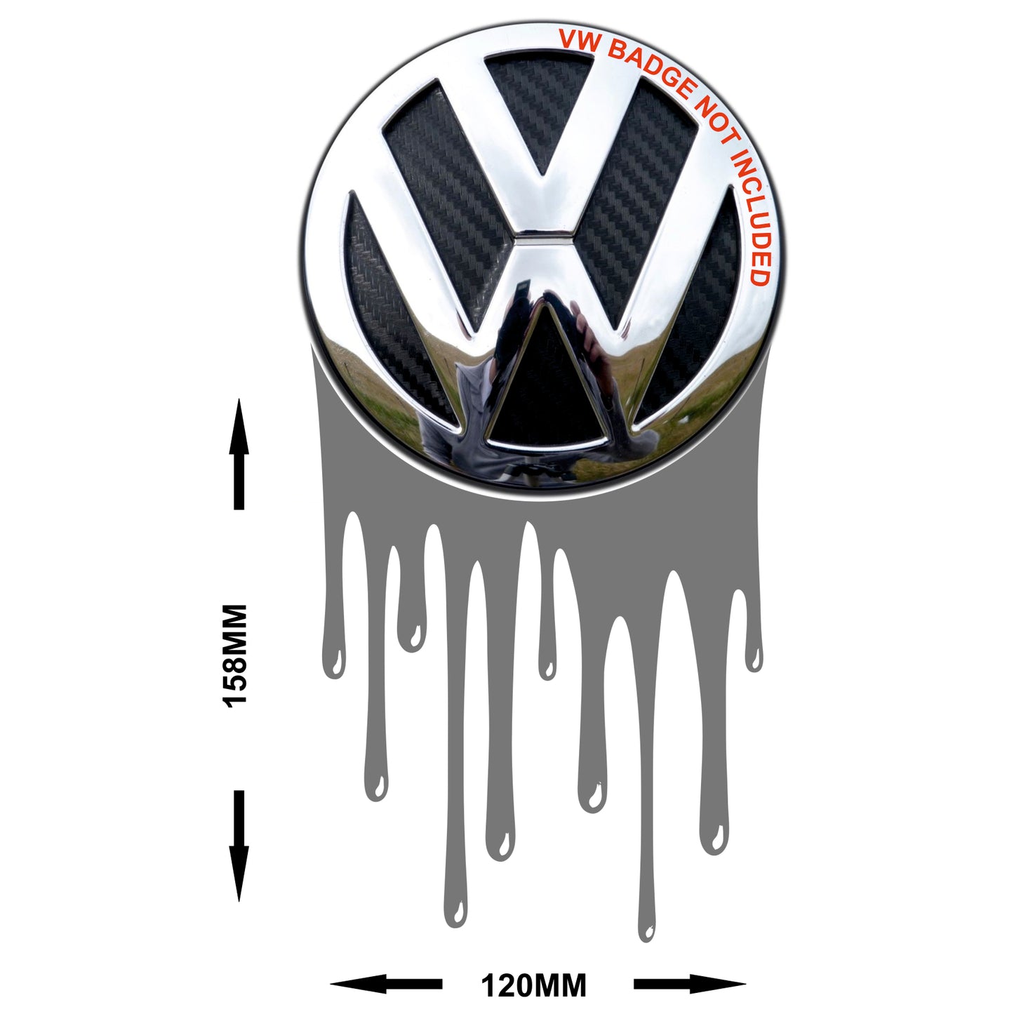 VW T5 Dripping Paint Sticker