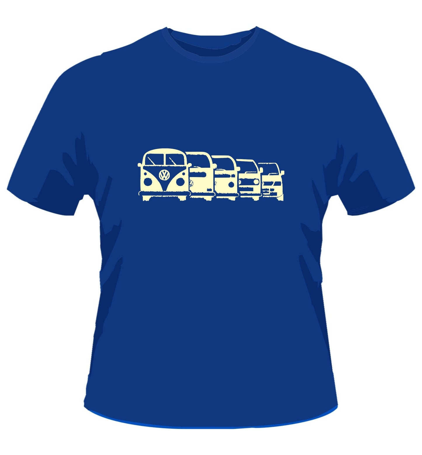 Evolution of VW Campervan T-Shirt