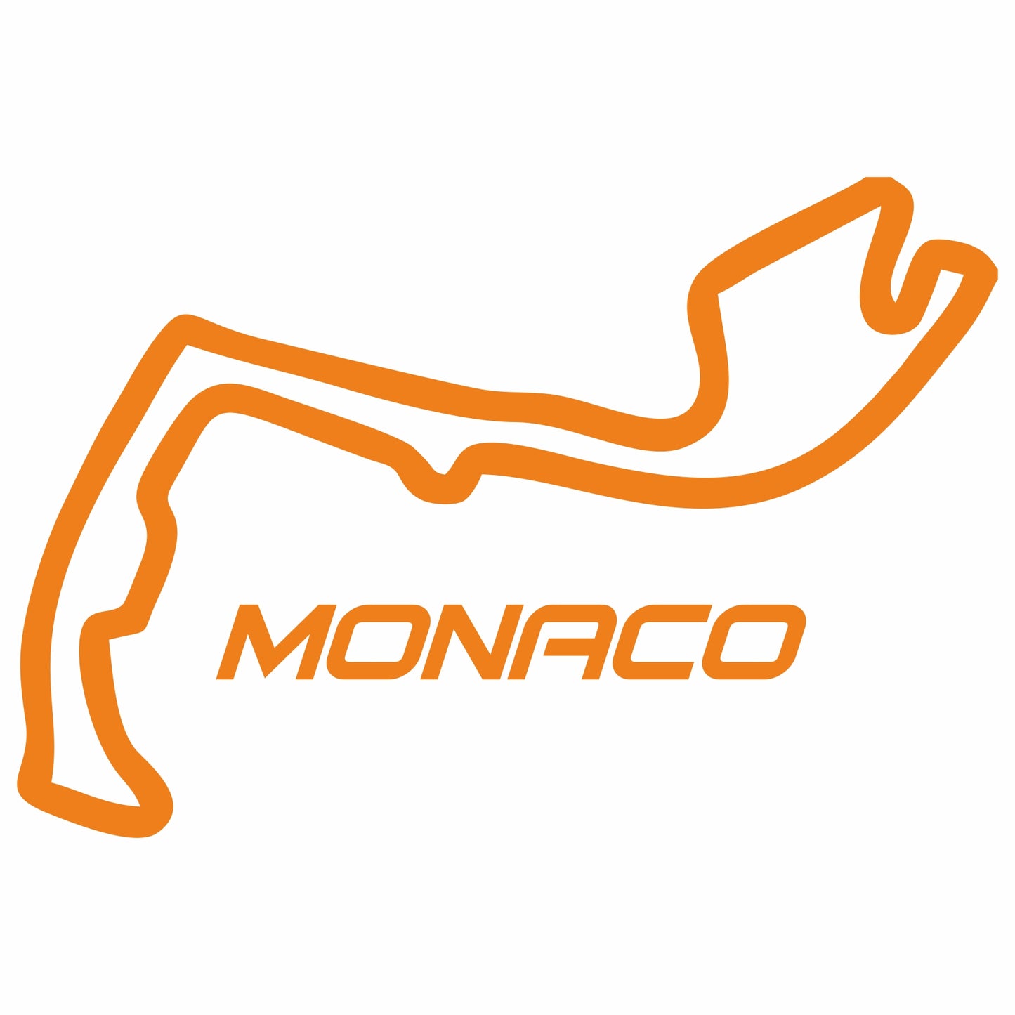 Monaco Sticker