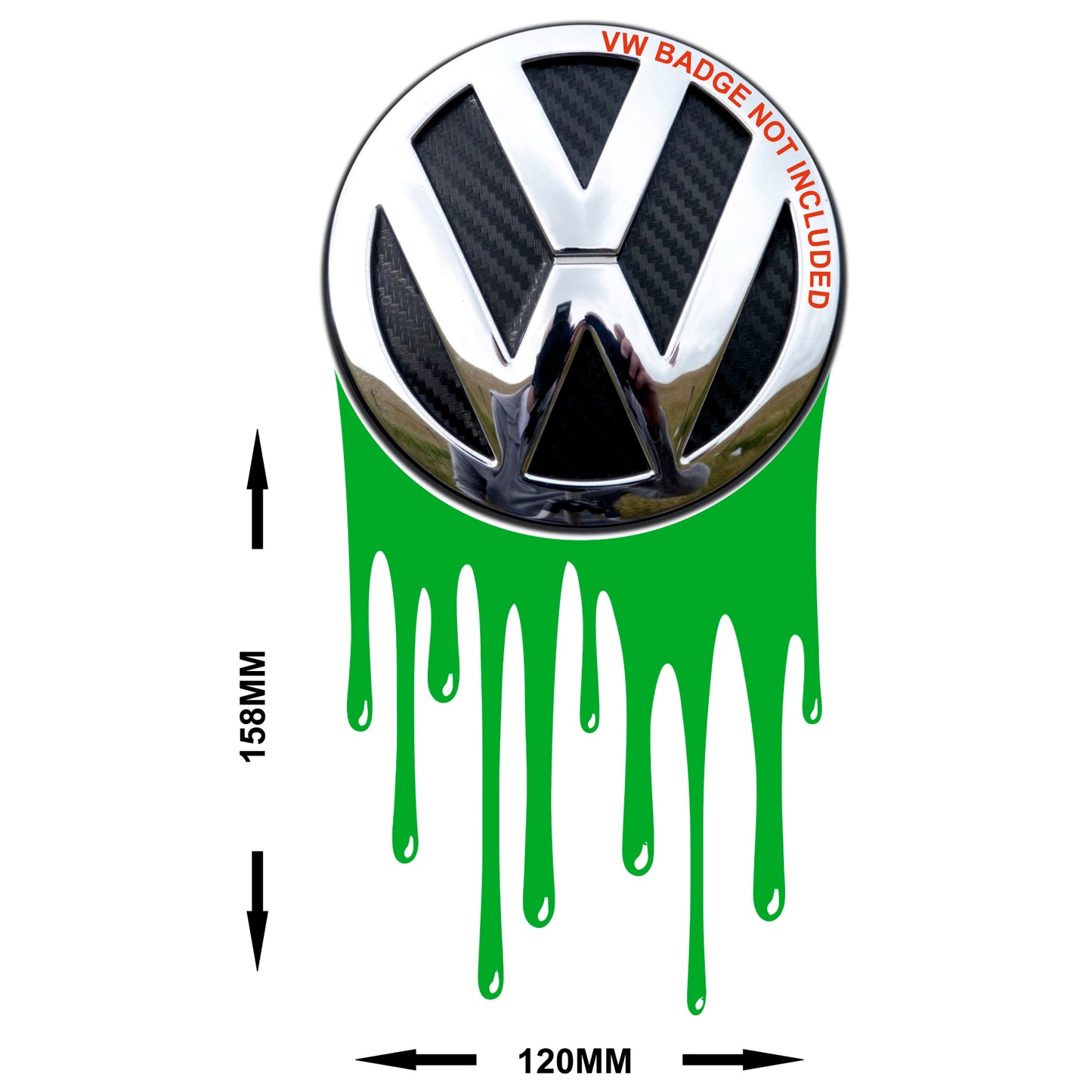 VW T5 Dripping Paint Sticker